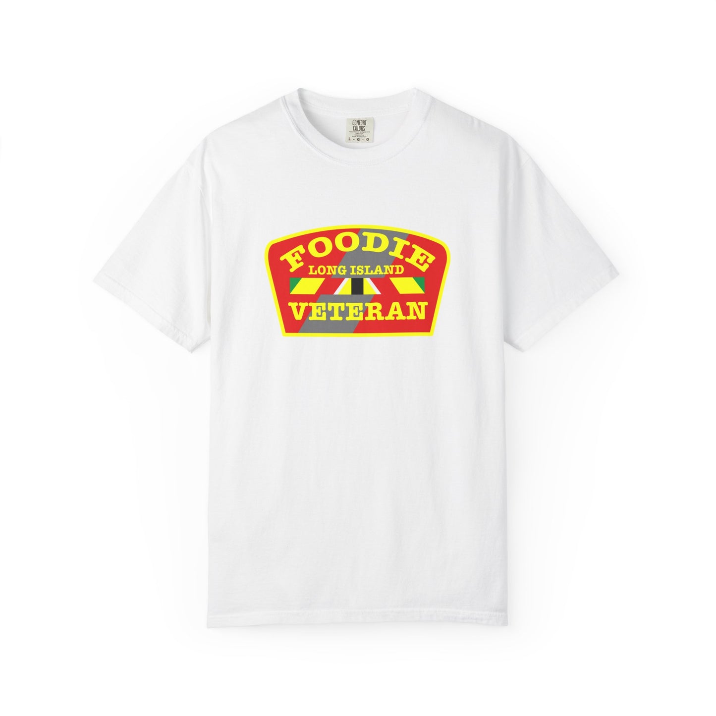 L.O.E.F Foodie Veteran Long Island Unisex Tee Shirt (Yellow)