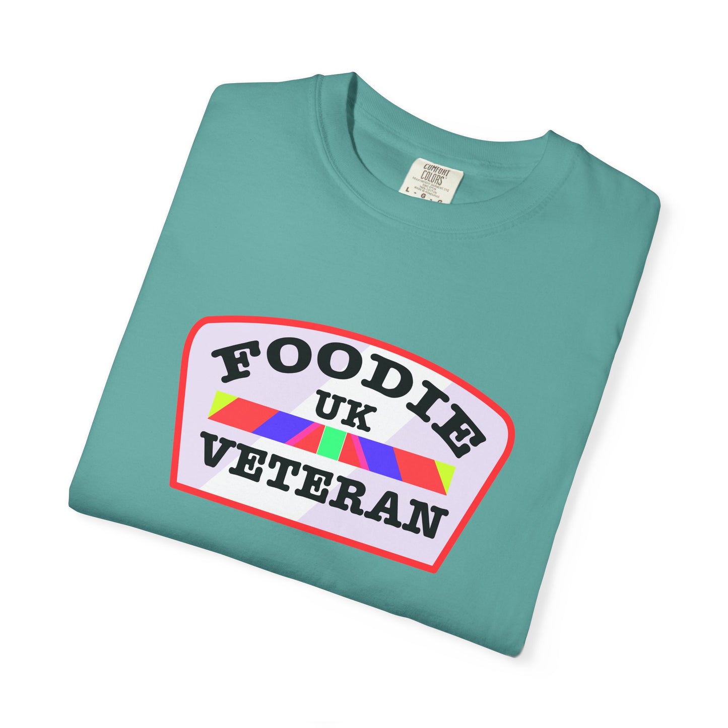 L.O.E.F Foodie Veteran UK Unisex Tee Shirt (Soft Pink)