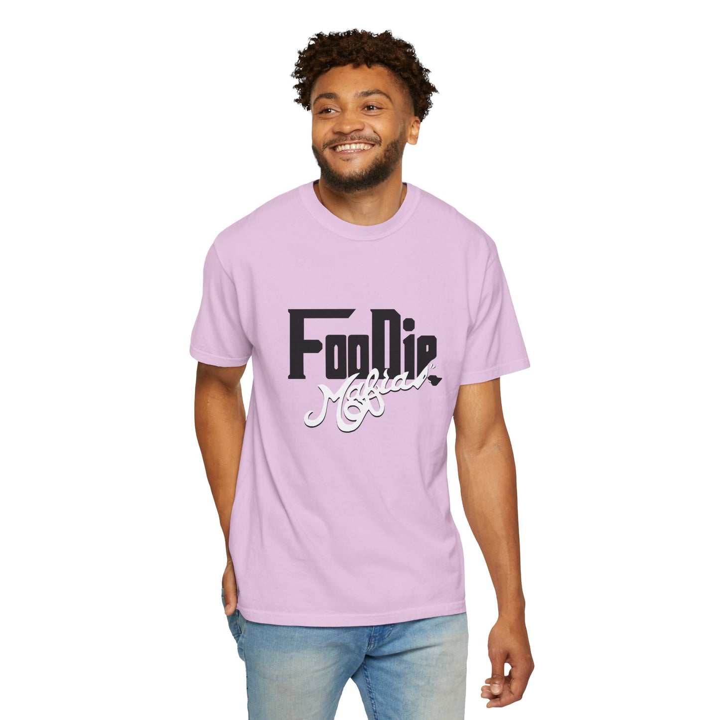 L.O.E.F Foodie Mafia Unisex Tee shirt (White)