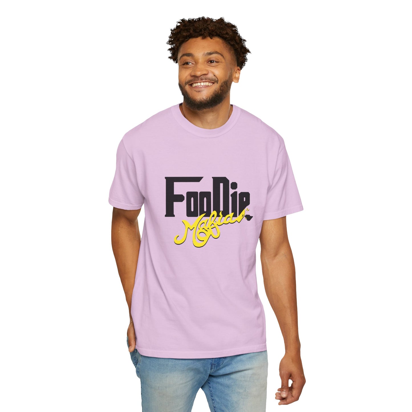 L.O.E.F Foodie Mafia Unisex Tee shirt (Bright Yellow)