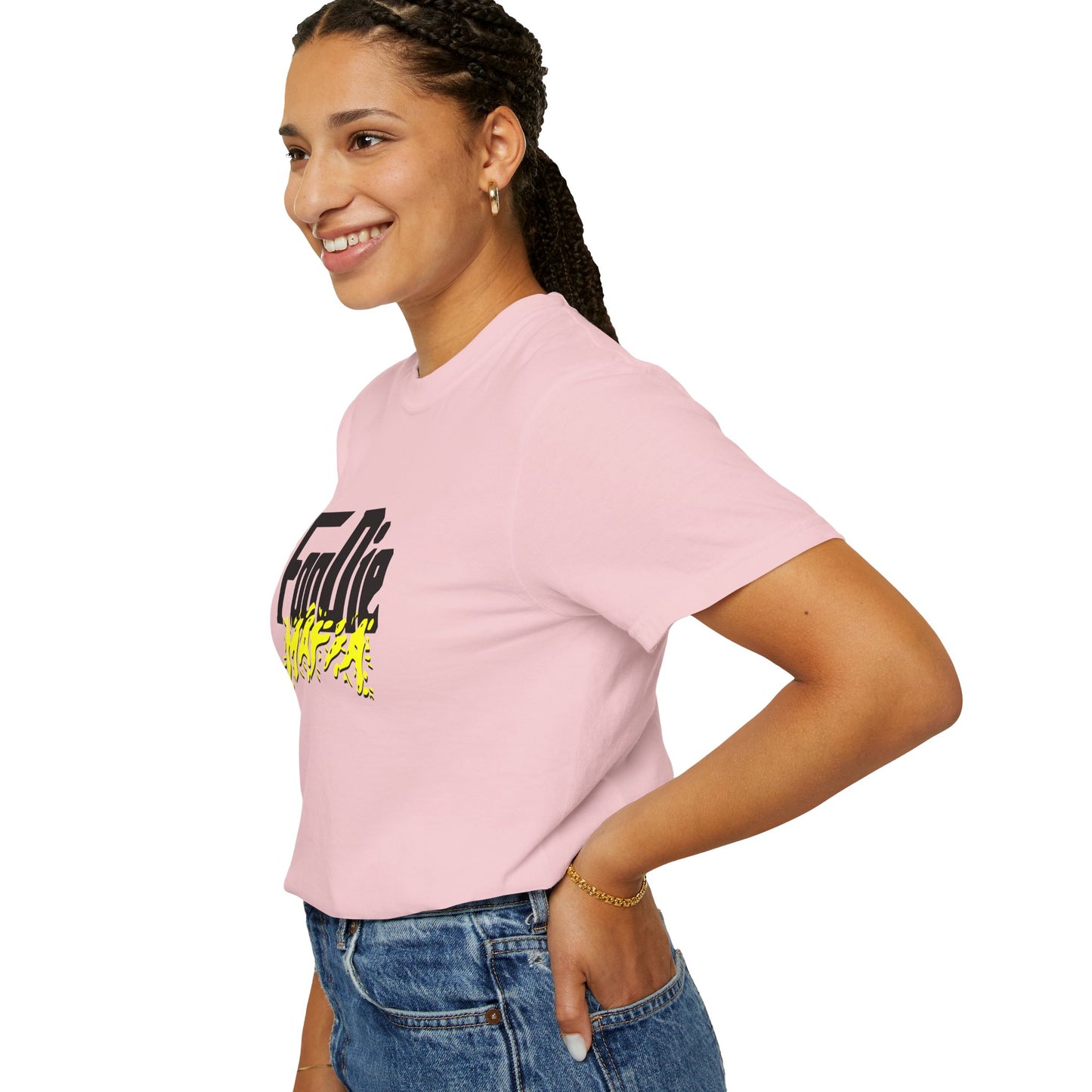 L.O.E.F Foodie Mafia Unisex Tee Shirt (Bright Yellow)