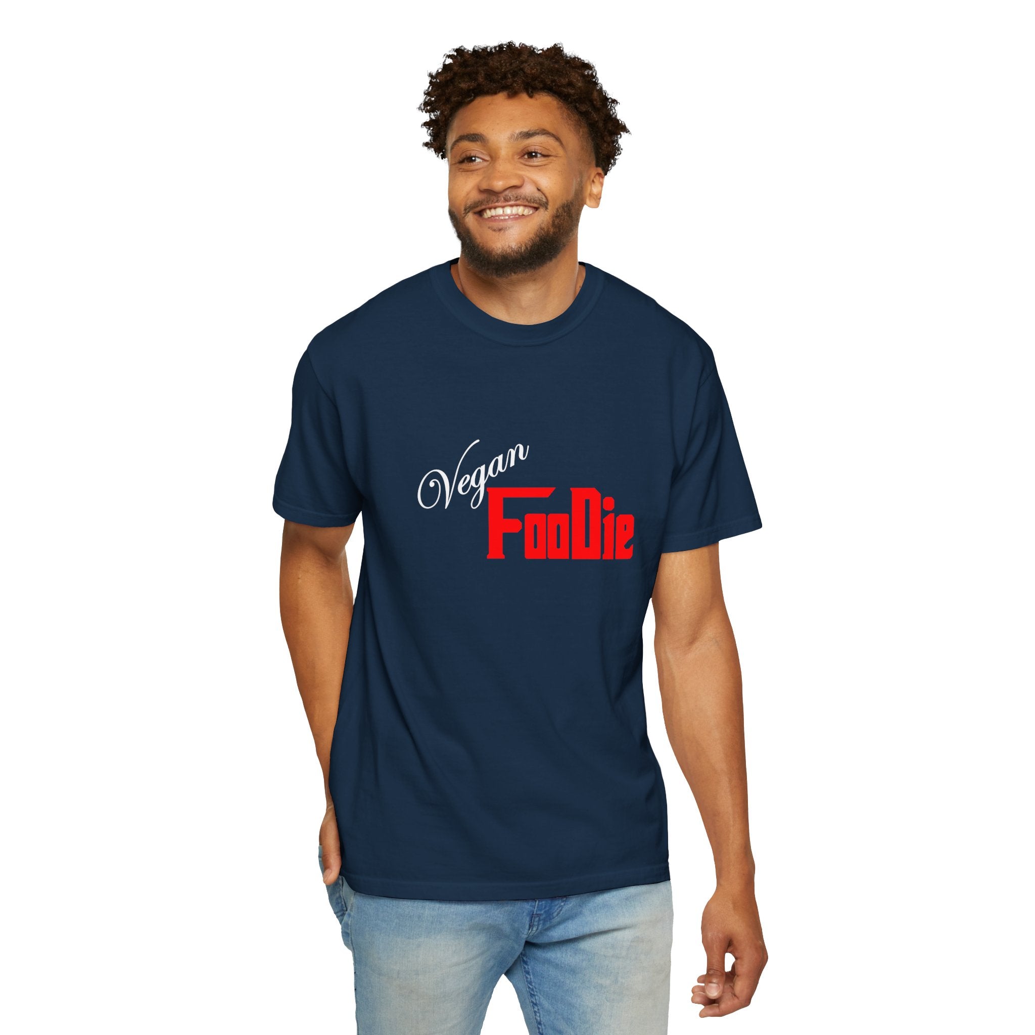 L.O.E.F Unisex Vegan Foodie Tee Shirt (Fiery Red)