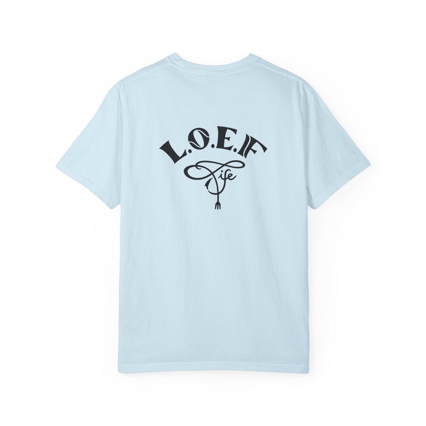 LO.E.F Foodie Unisex Tee Shirt (Cobalt Blue)