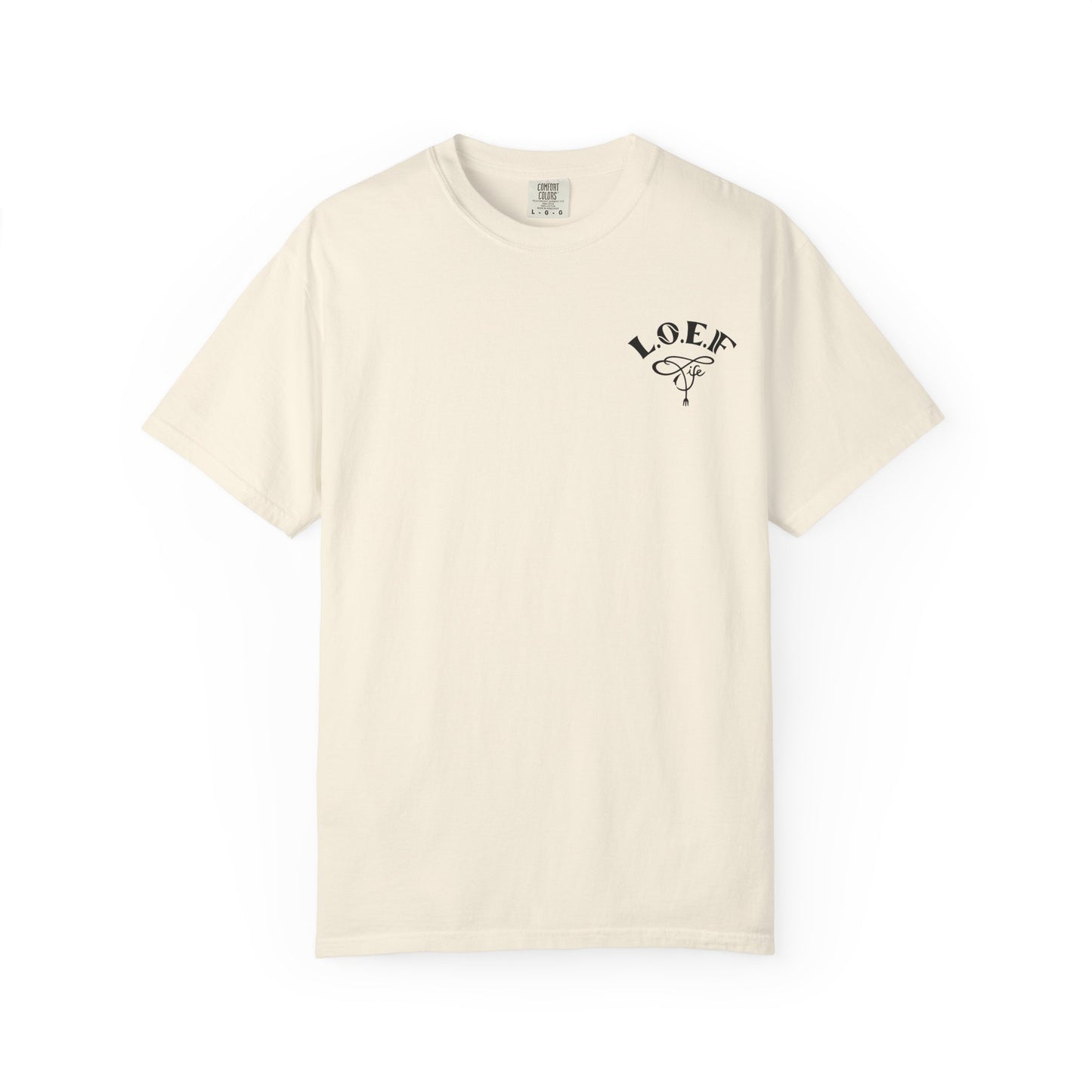 L.O.E.F Foodie 4Life Certified Unisex Tee Shirt (Black)