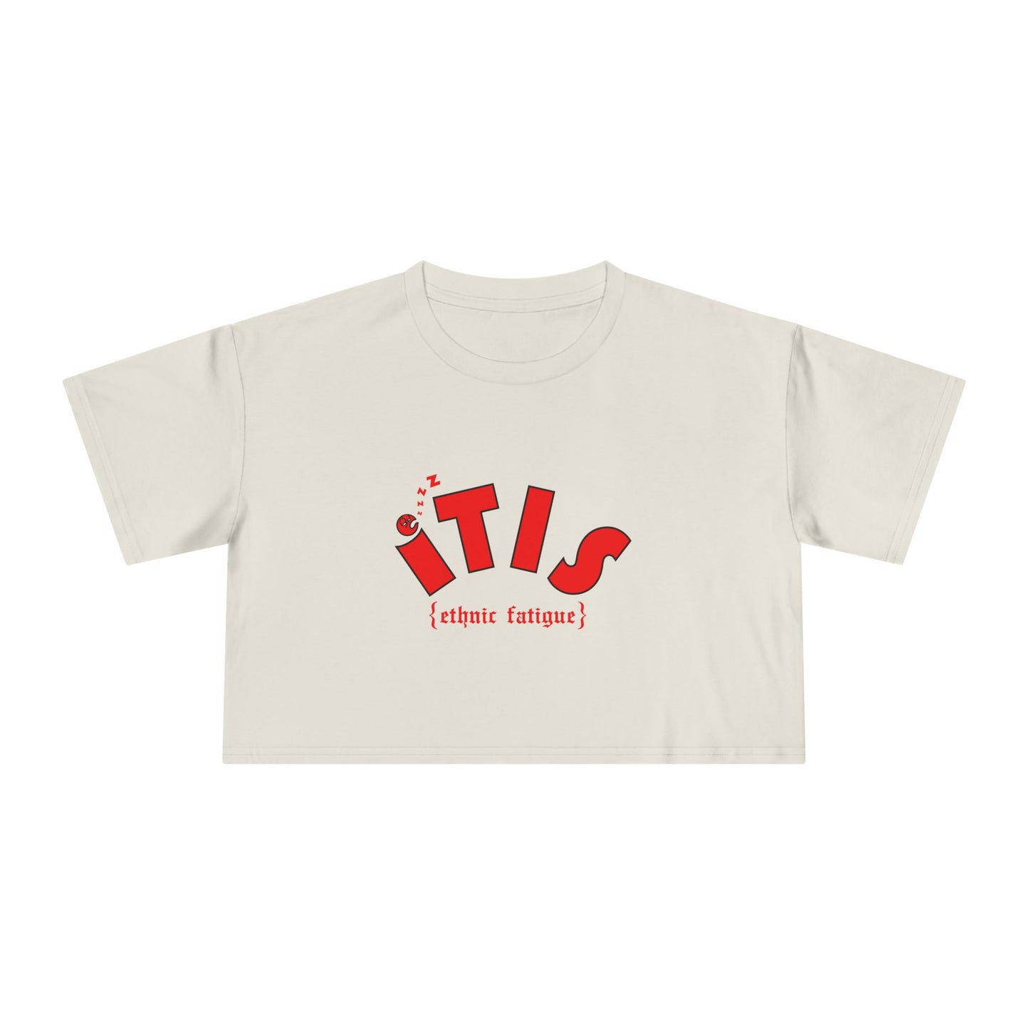 L.O.E.F ITIS Women Crop Tee (Red)