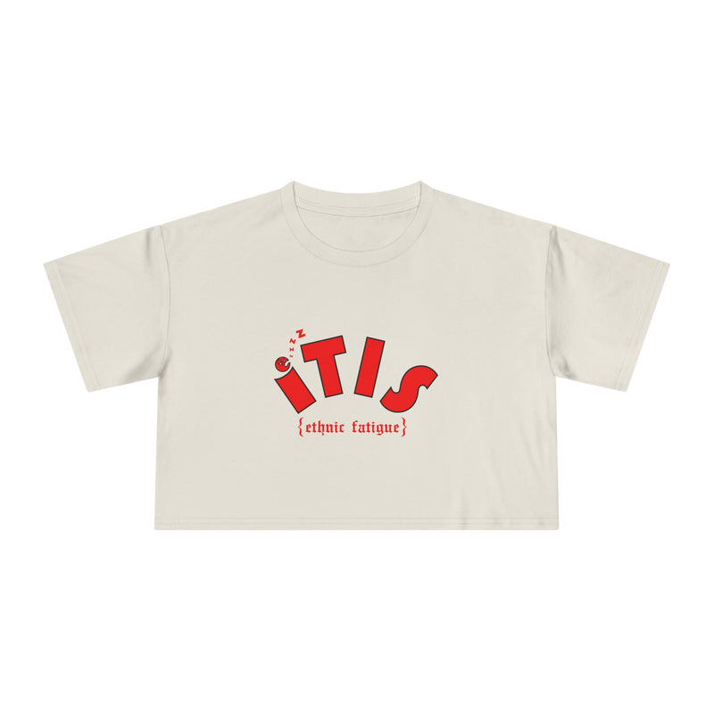 L.O.E.F ITIS Women Crop Tee (Red)