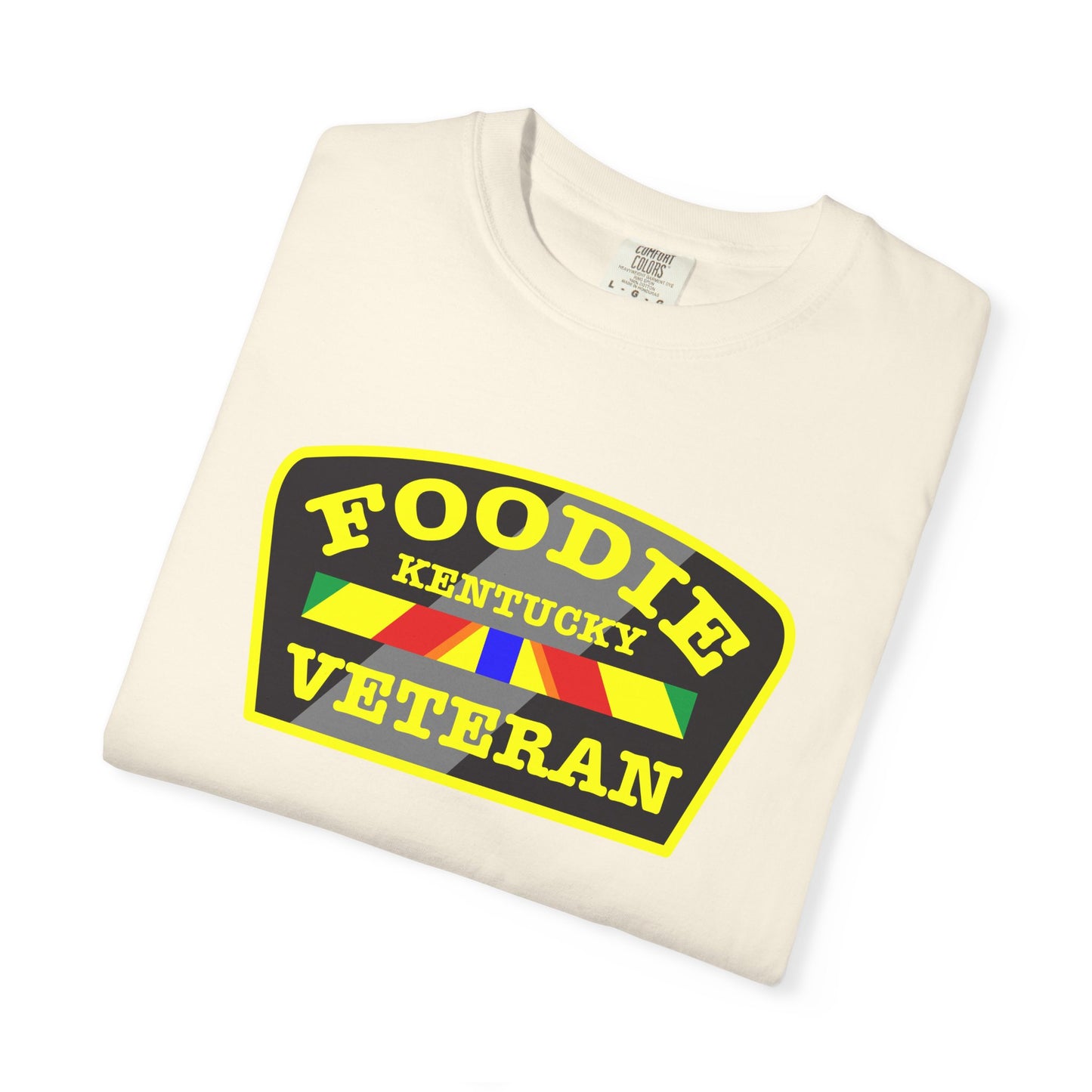 L.O.E.F Foodie Veteran KENTUCKY Unisex Tee Shirt (Yellow)
