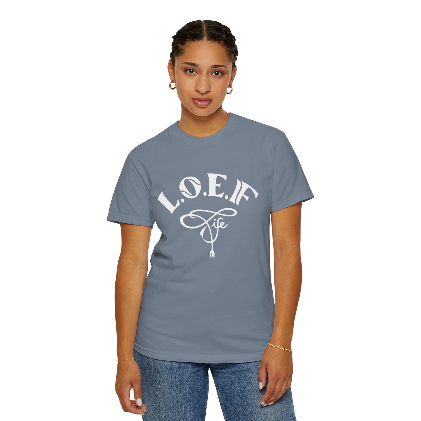 L.O.E.F Life Unisex Tee Shirt (White)