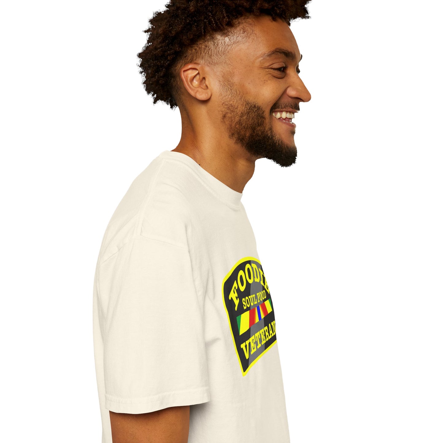 L.O.E.F Foodie Veteran SOUL FOOD Unisex Tee Shirt (Yellow)