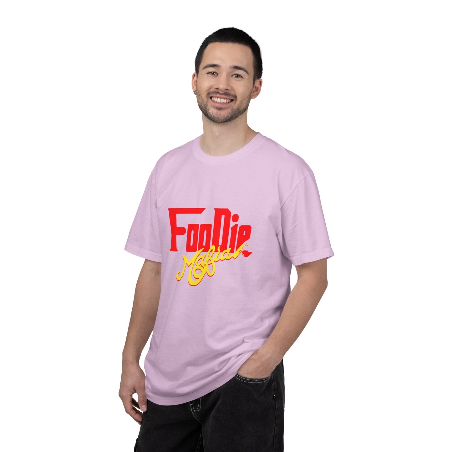 L.O.E.F Red Foodie Mafia Unisex Tee shirt (Bright Yellow)