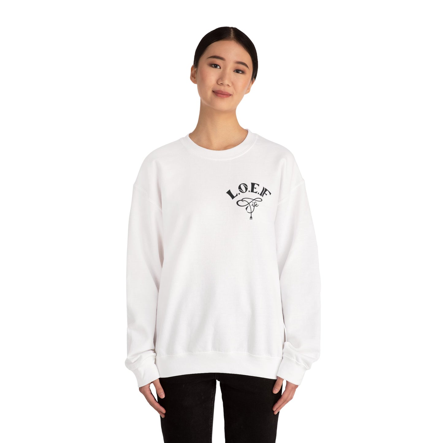 L.O.E.F Foodie 4Life Vegan Sweatshirt (Black)