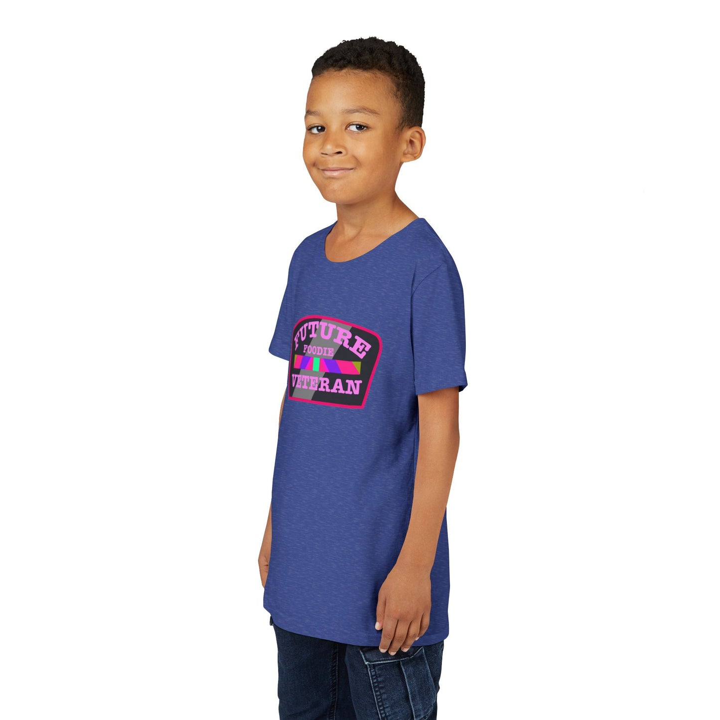 L.O.E.F Future Foodie Veteran Kids Tee Shirt (Pink)