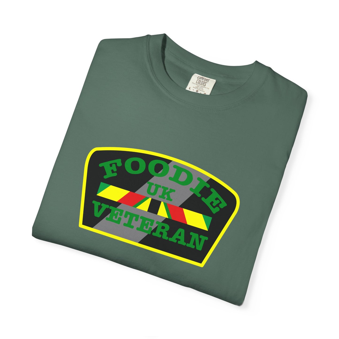 L.O.E.F Foodie Veteran UK Unisex Tee Shirt (Green)