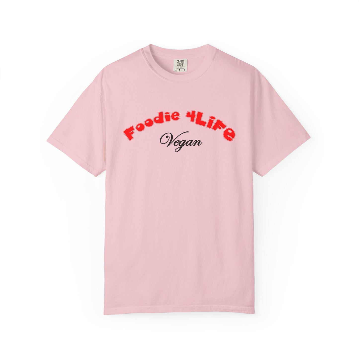 L.O.E.F Foodie 4Life Vegan Unisex Tee Shirt (Fiery Red)
