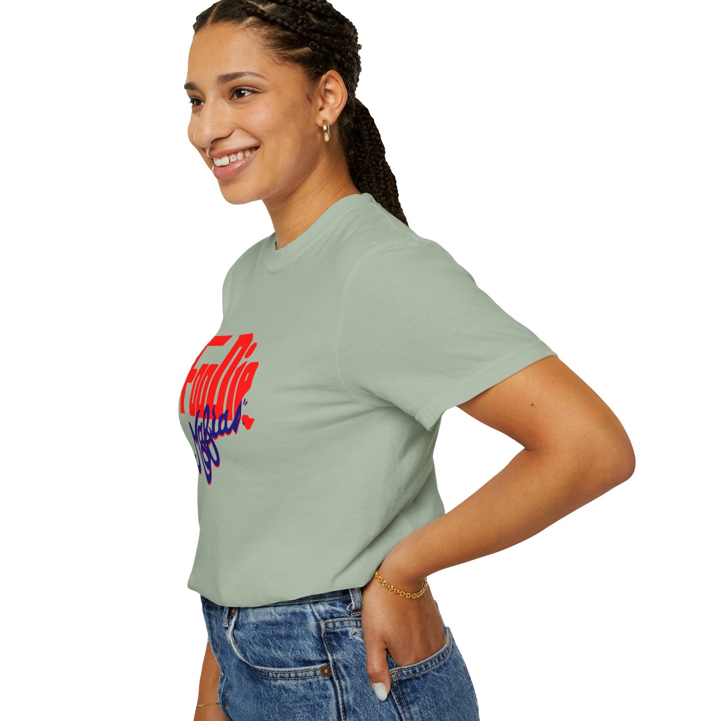 L.O.E.F Red Foodie Mafia Unisex Tee shirt (Dark Blue)