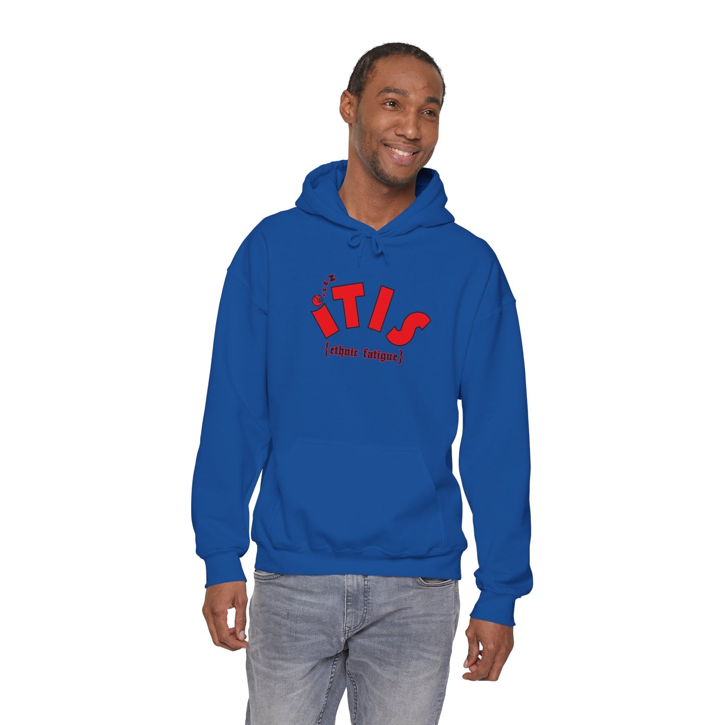 L.O.E.F ITIS Unisex Hooded Sweatshirt (Red)