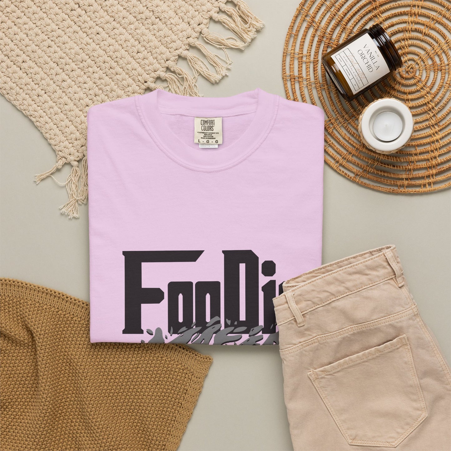L.O.E.F Foodie Mafia Tee Shirt (Grey)
