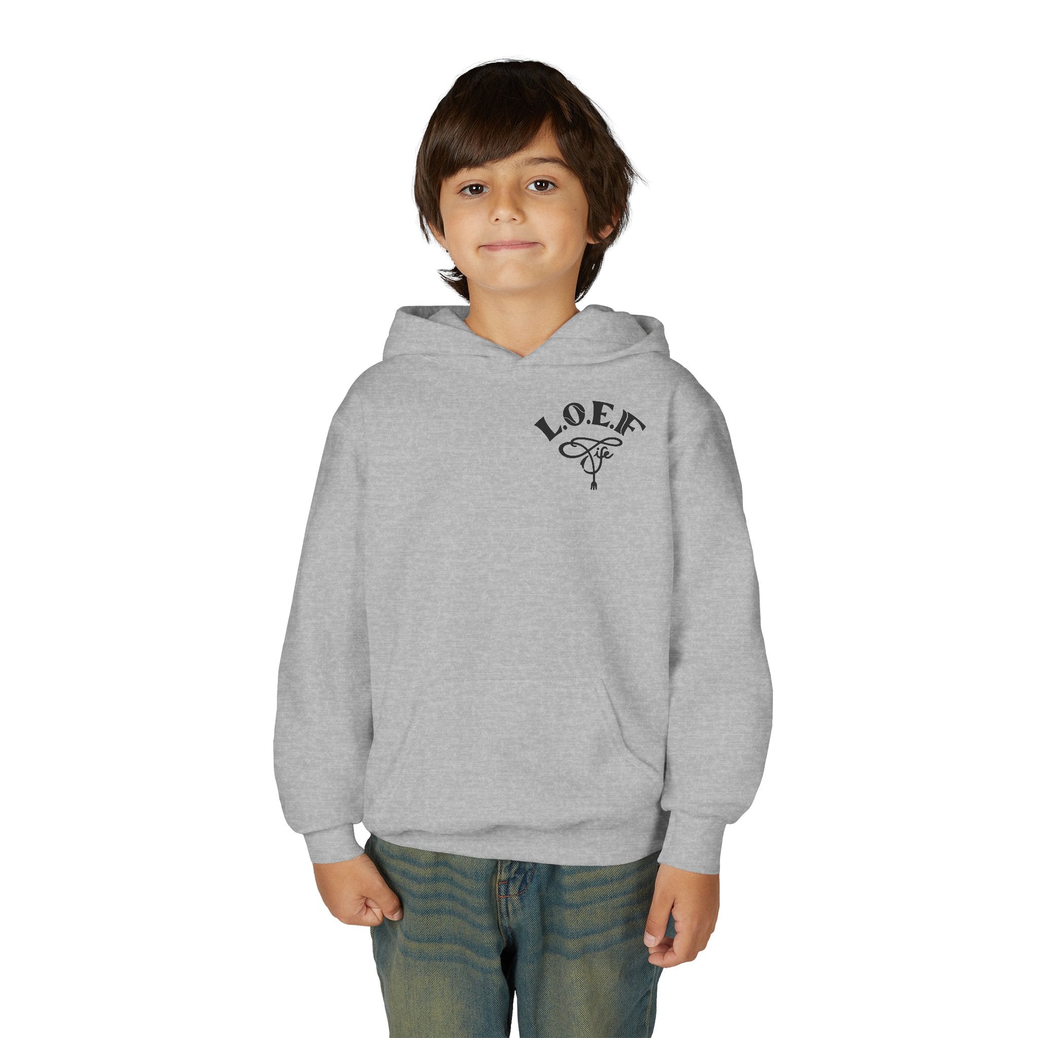L.O.E.F Foodie 4Life Young Hoodie (Violet)