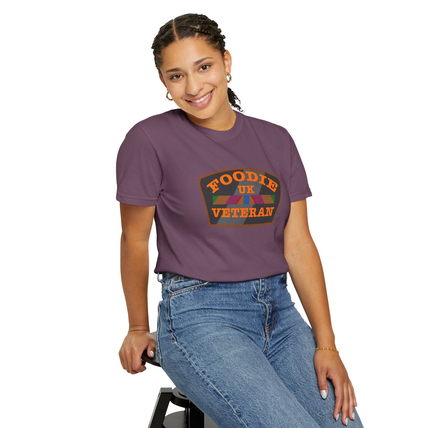 L.O.E.F Foodie Veteran UK Unisex Tee Shirt (Orange)