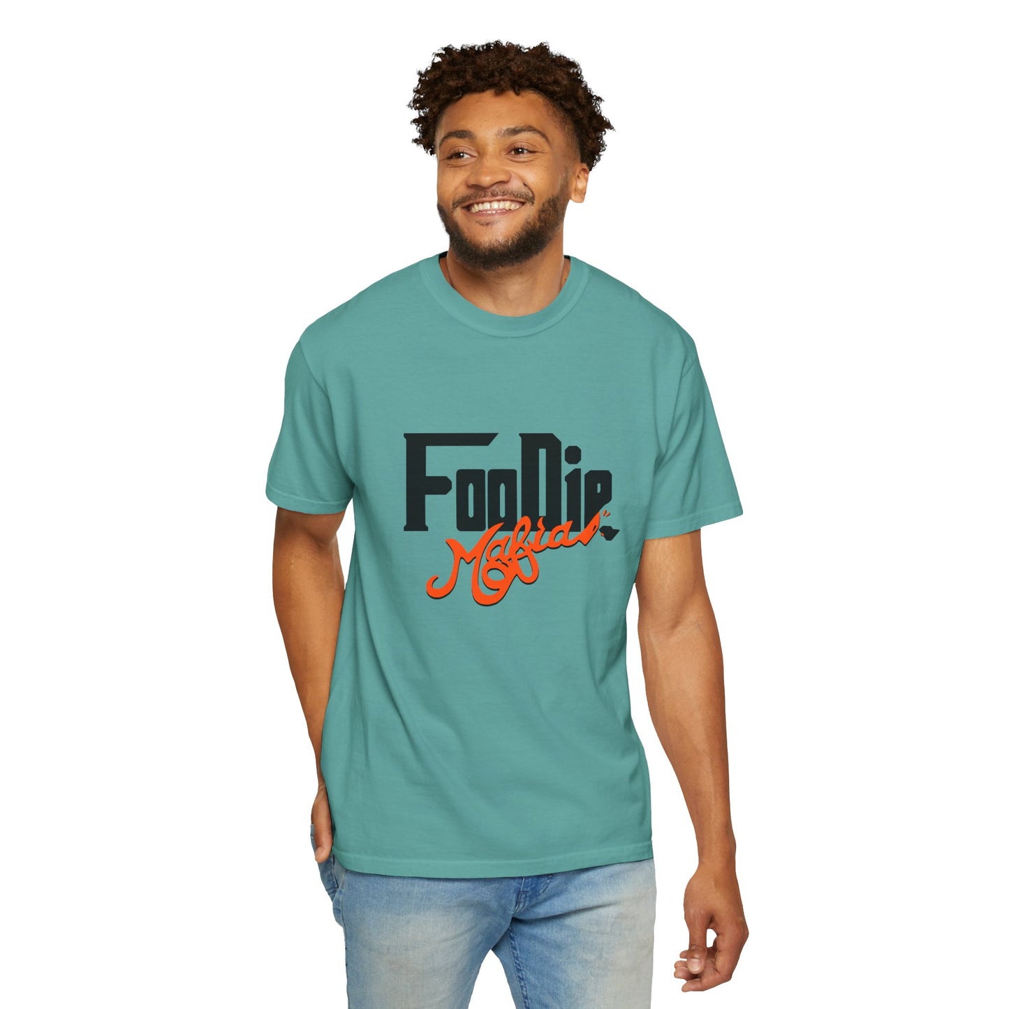 L.O.E.F Foodie Mafia Unisex Tee Shirt (Flat Red)