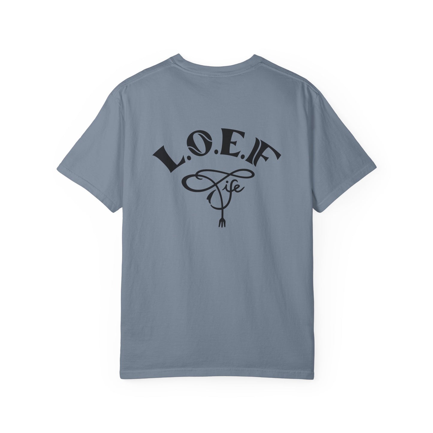 L.O.E.F Foodie 4Life Vegan Unisex Tee Shirt (Soft Pink)