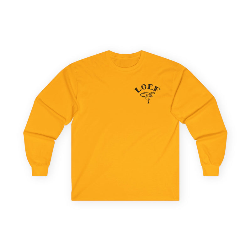 L.O.E.F Foodie 4Life Certified Long Sleeve Tee (Violet)