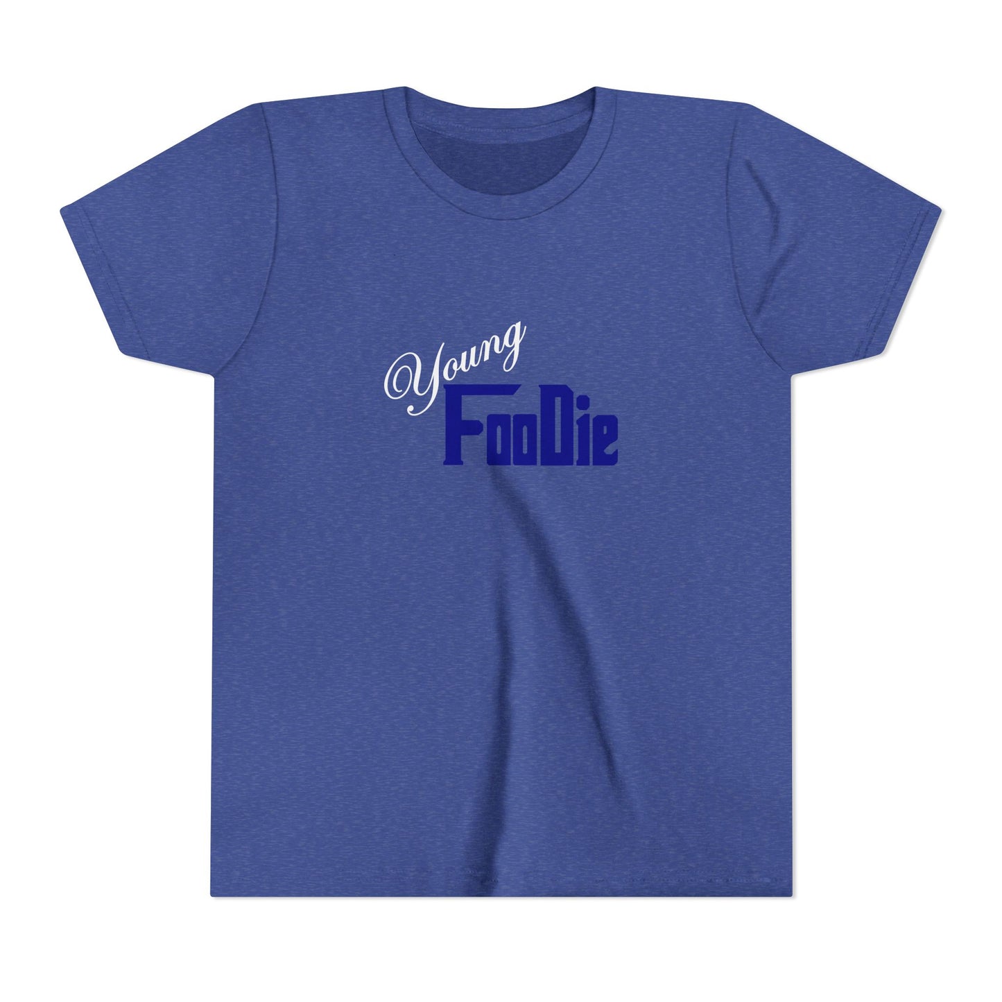 L.O.E.F White Young Foodie Kids Short Sleeve Tee (Dark Blue)