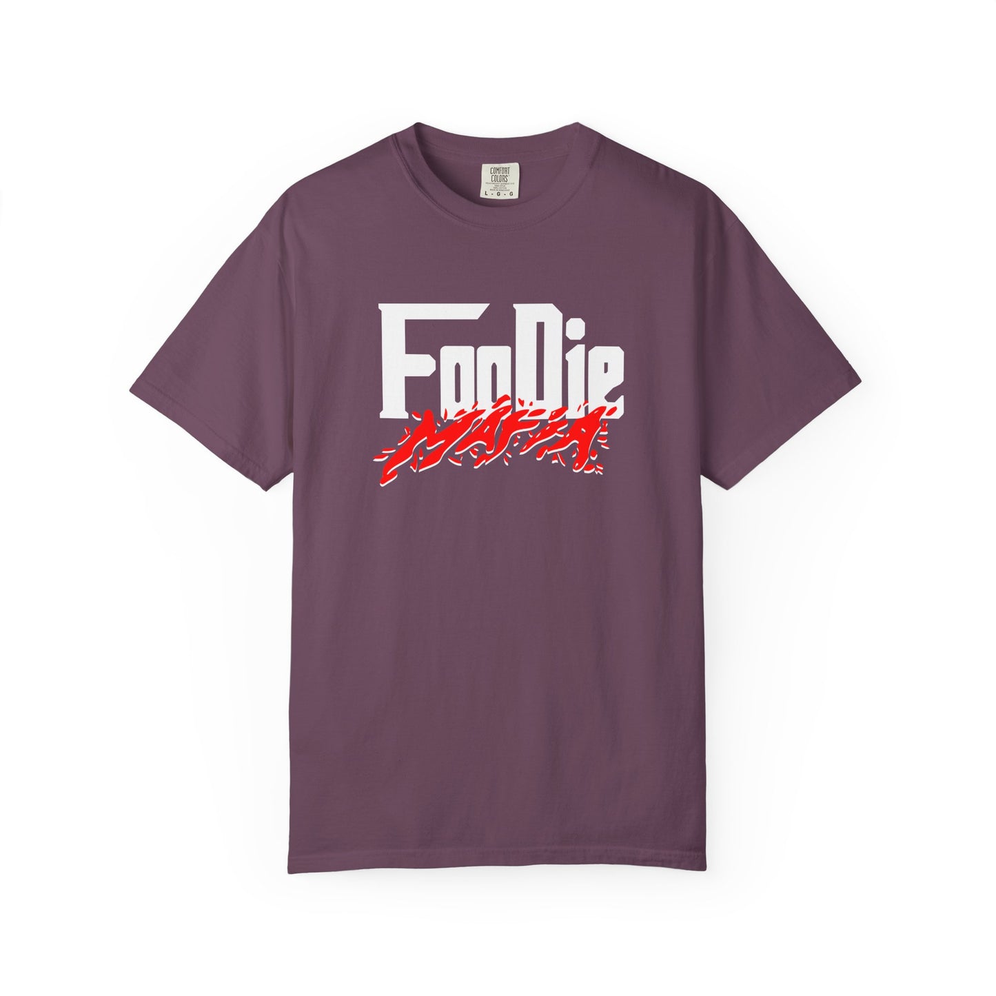 L.O.E.F Foodie Mafia Unisex Tee Shirt  (Red)