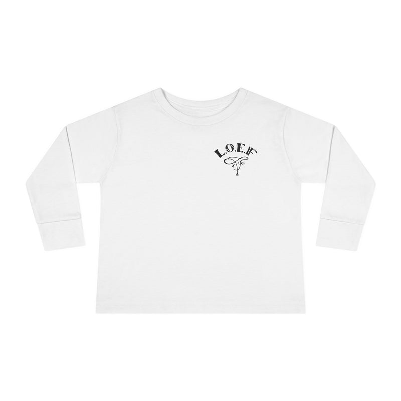 L.O.E.F Foodie 4Life Baby Long Sleeve Tee  (Sky Blue)