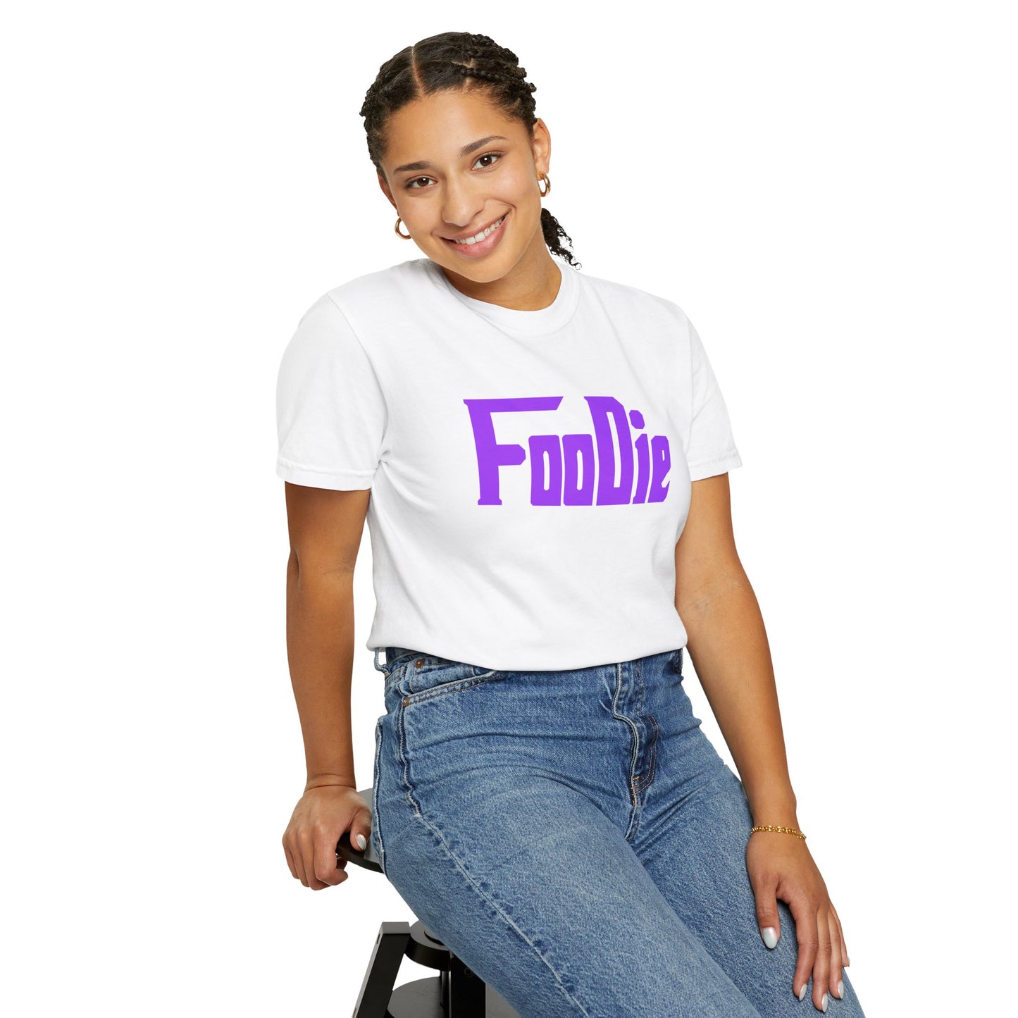 LO.E.F Foodie Unisex Tee Shirt (Bright Purple)