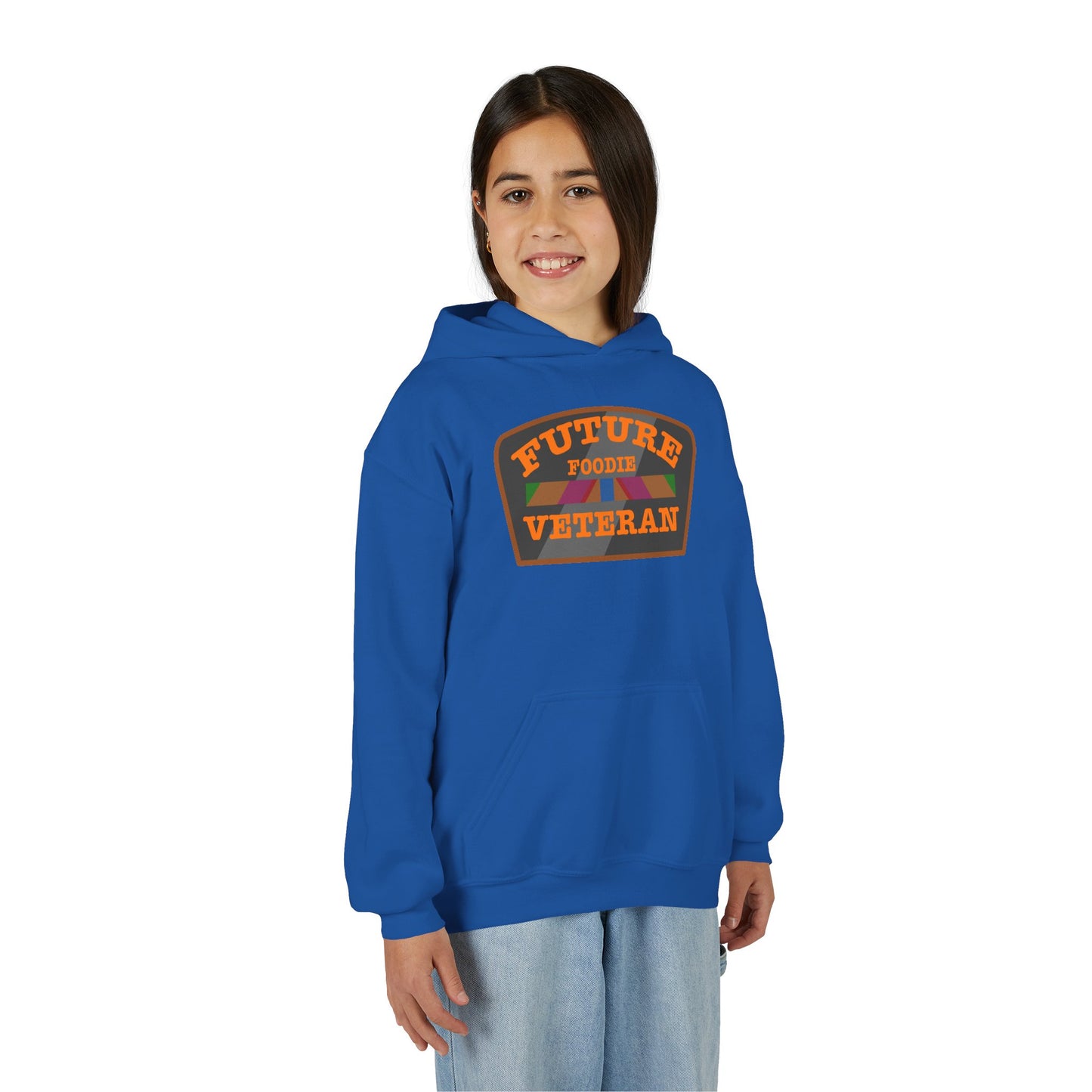 L.O.E.F Future Foodie Veteran Kids Hoodie (Orange)