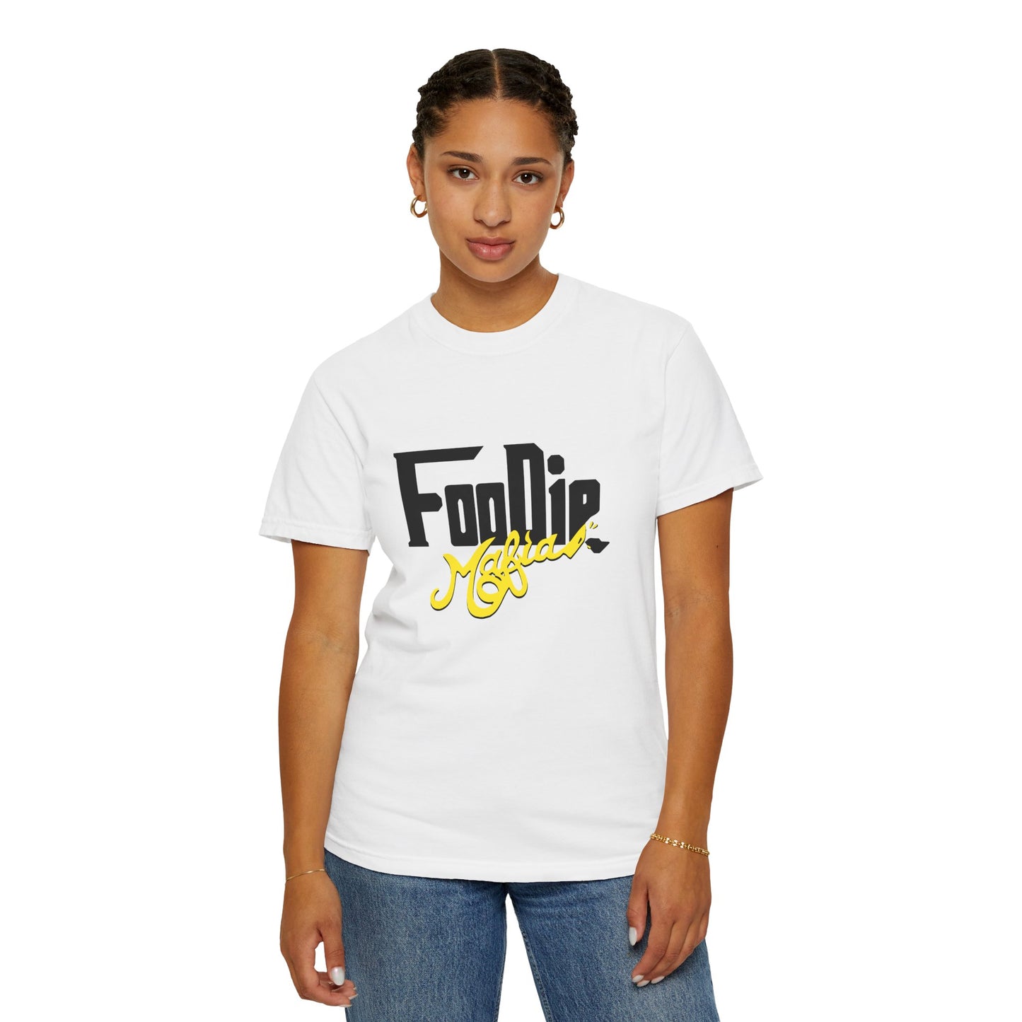 L.O.E.F Foodie Mafia Unisex Tee shirt (Bright Yellow)