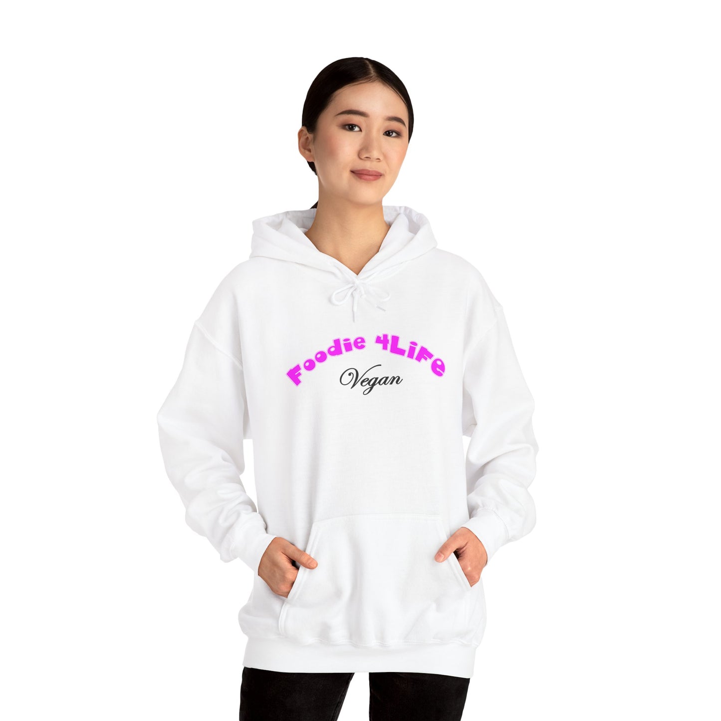 L.O.E.F Foodie 4Life Vegan Hoodie (Fuchsia)