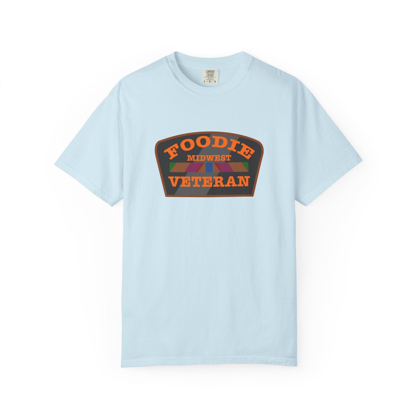 L.O.E.F Foodie Veteran MIDWEST Unisex Tee Shirt (Orange)