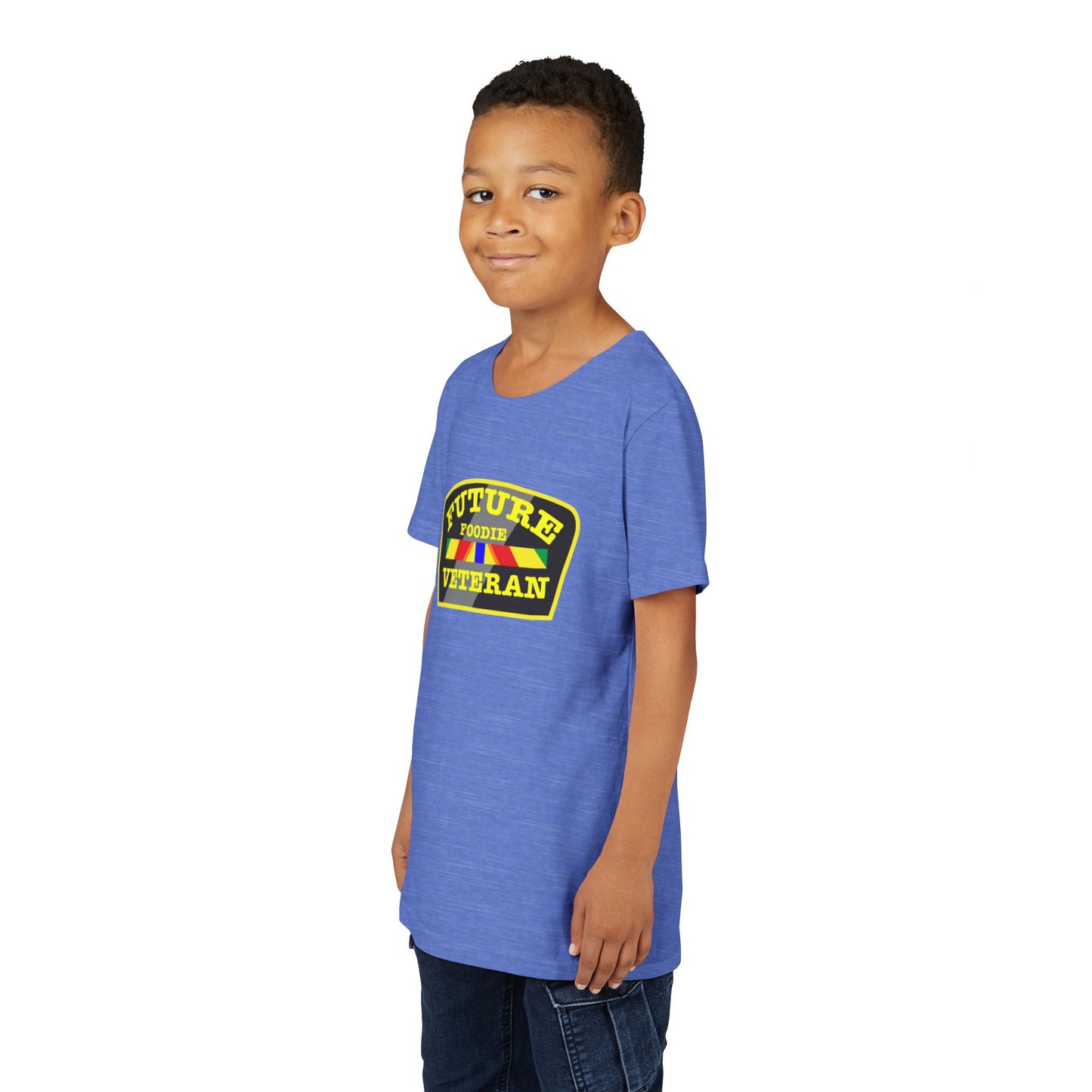 L.O.E.F Future Foodie Veteran Kids Tee Shirt (Yellow)