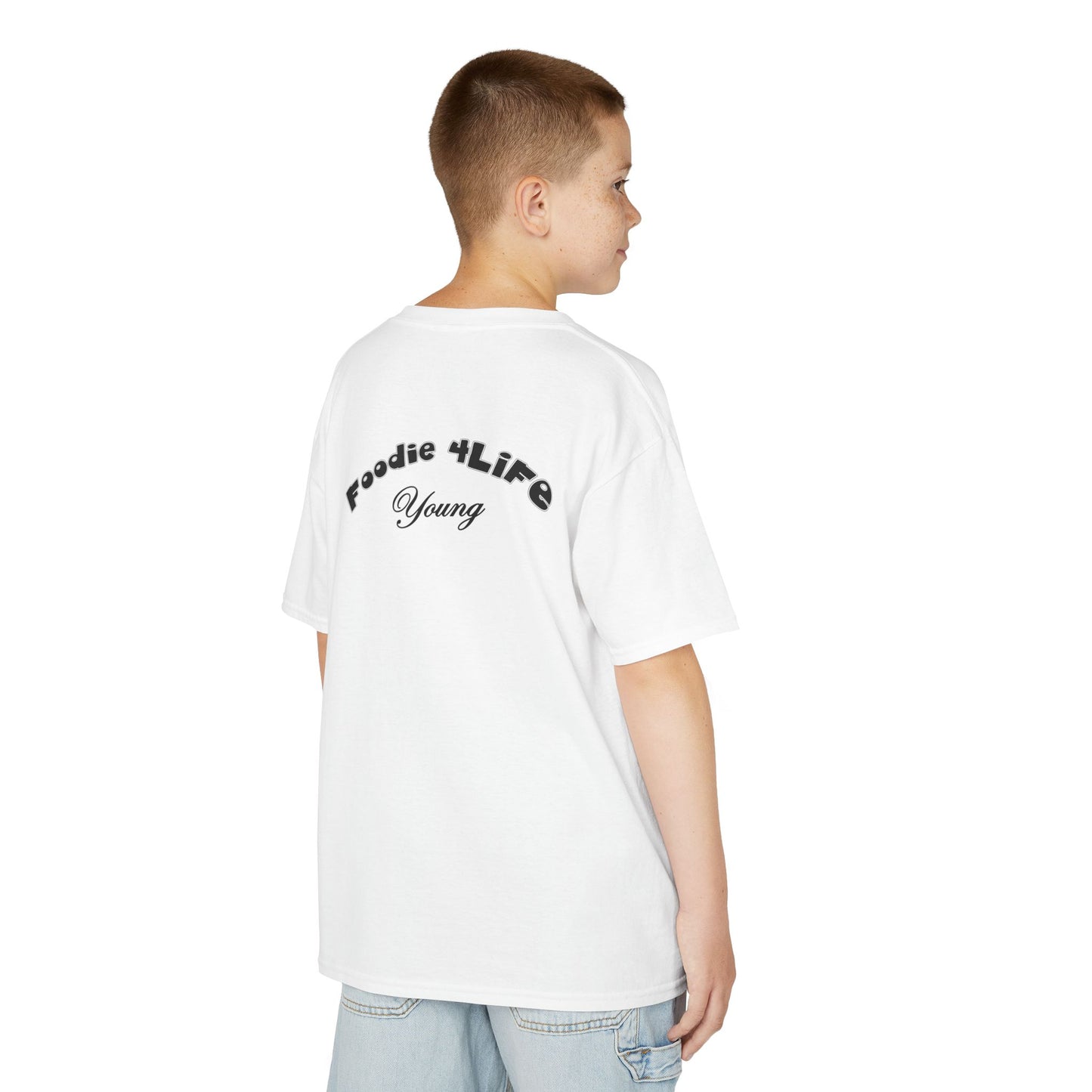 L.O.E.F Foodie 4Life Young Tee Shirt  (Black)