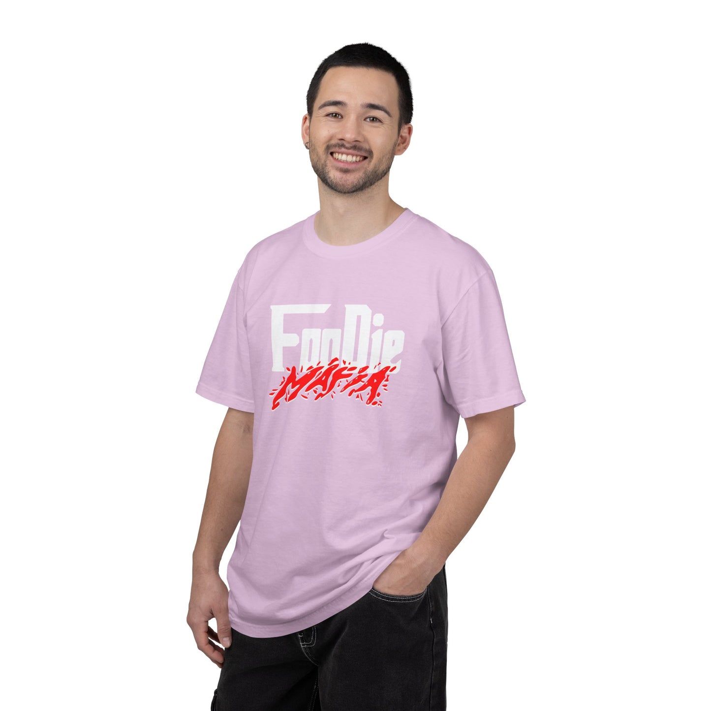 L.O.E.F Foodie Mafia Unisex Tee Shirt  (Red)