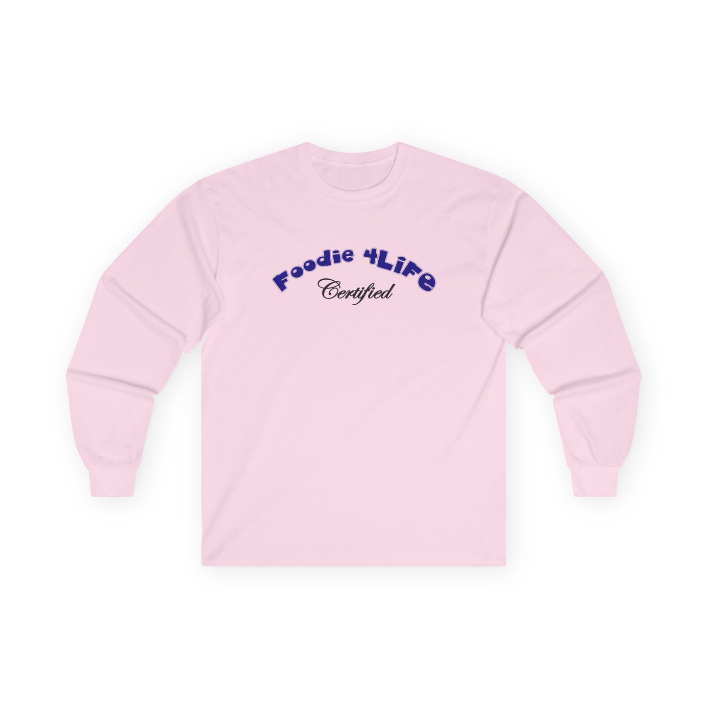 L.O.E.F Foodie 4Life Certified Long Sleeve Tee (Dark Blue)