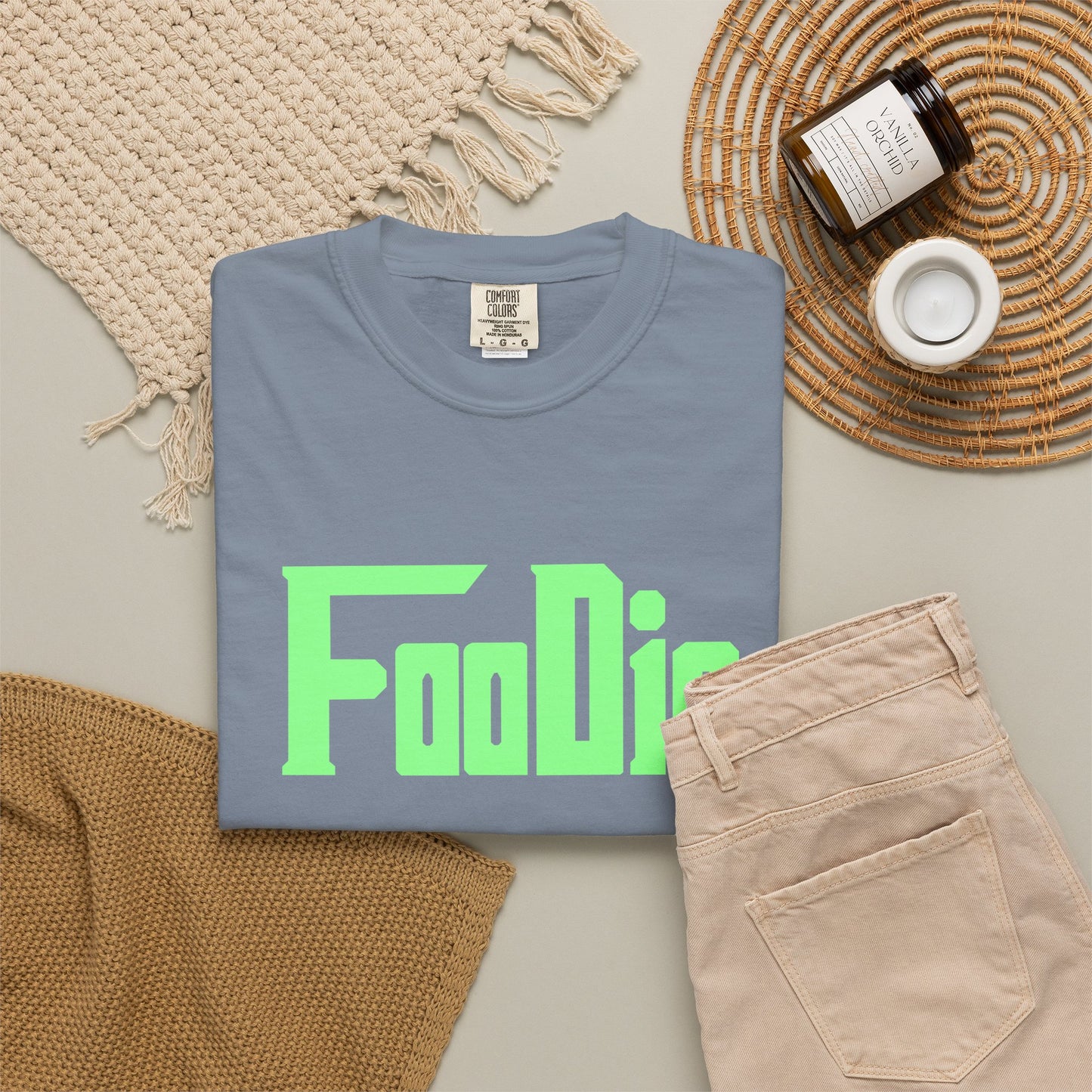 L.O.E.F Foodie Unisex Tee Shirt (Mint Green)