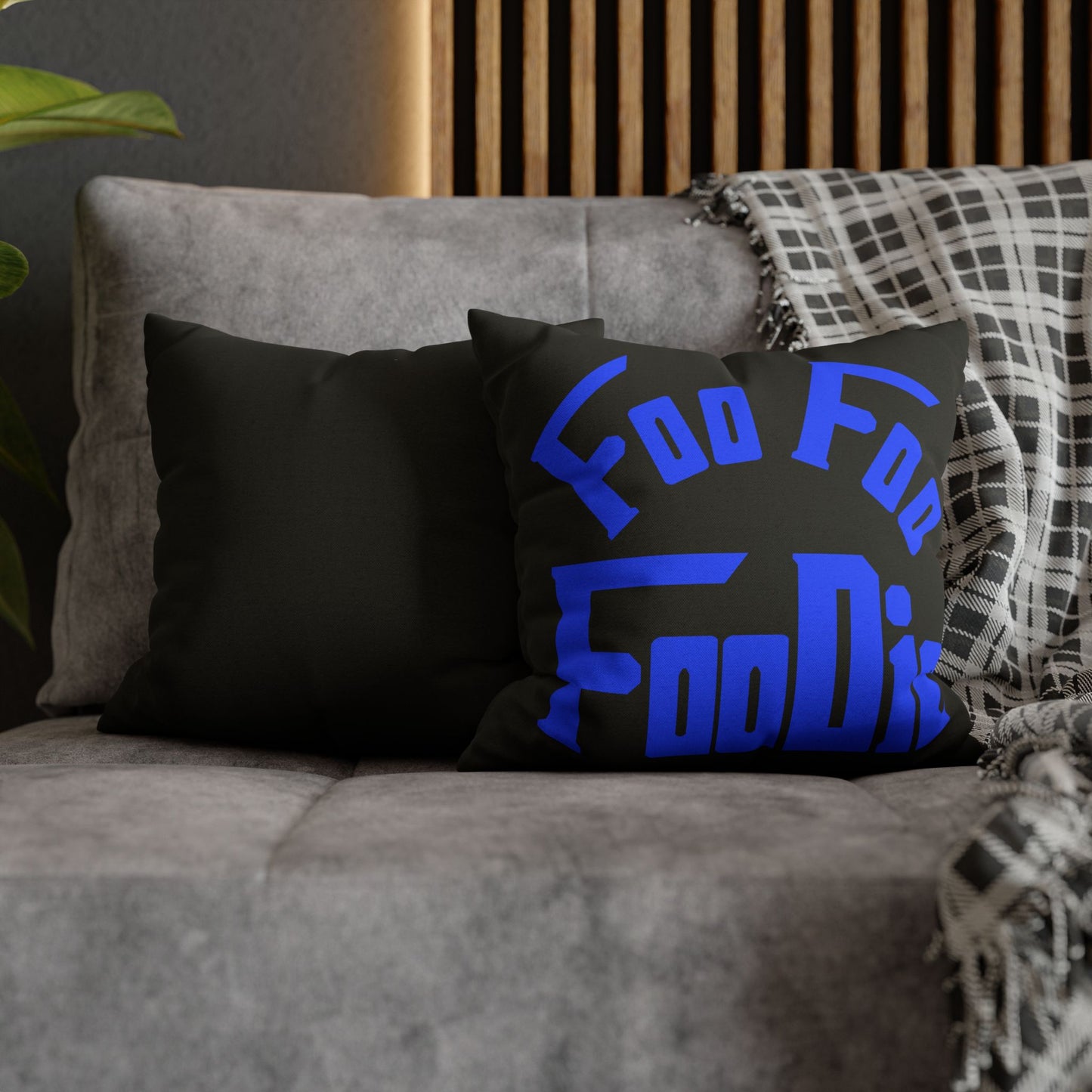 L.O.E.F Foo Foo Foodie Throw Pillowcase