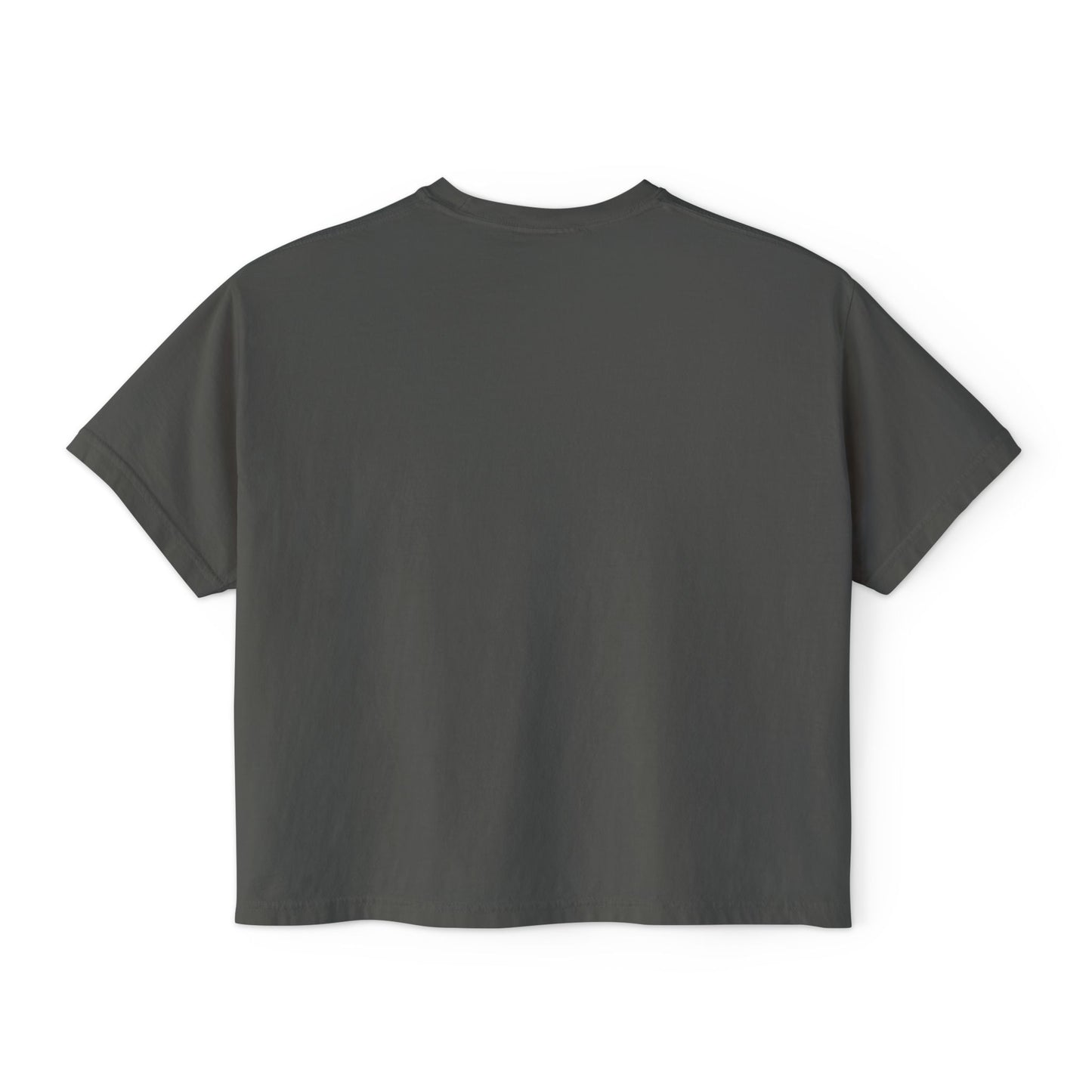 L.O.E.F FOO FOO FOODIE Women Boxy Tee(Fiery Red)