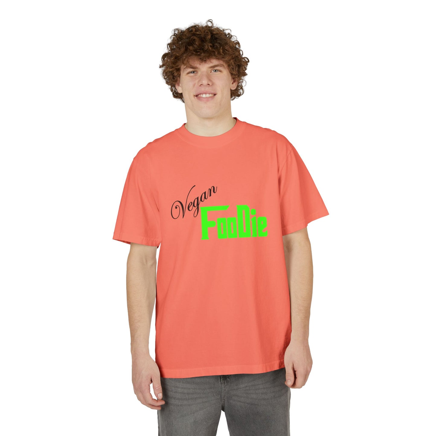L.O.E.F Unisex Vegan Foodie Tee Shirt (Neon Green)