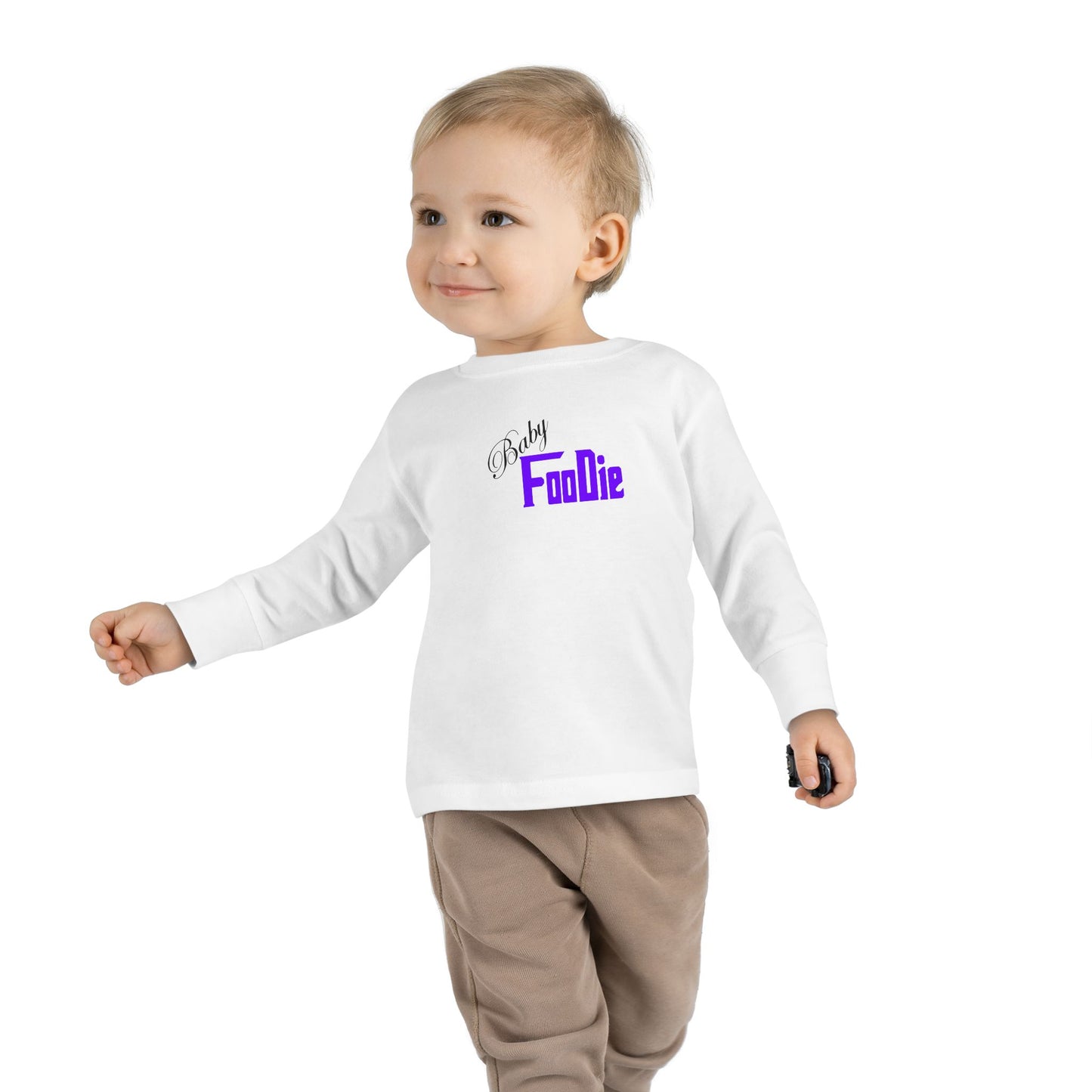 L.O.E.F Future Foodie Toddler Long Sleeve Tee (Violet)
