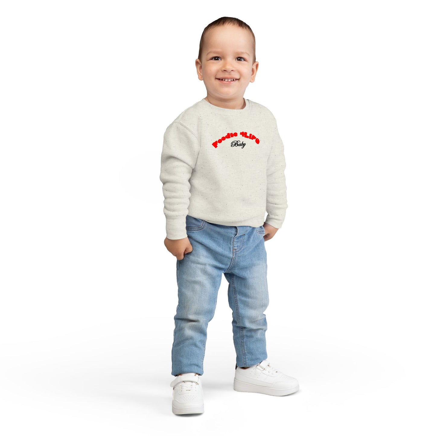L.O.E.F Foodie 4Life Baby Sweatshirt  (Fiery Red)