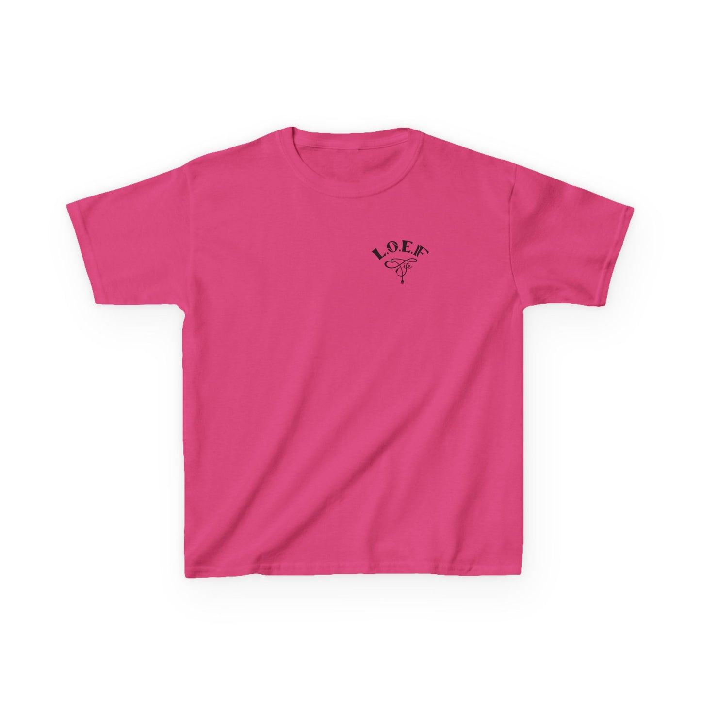 L.O.E.F Foodie 4Life Young Tee Shirt  (Black)