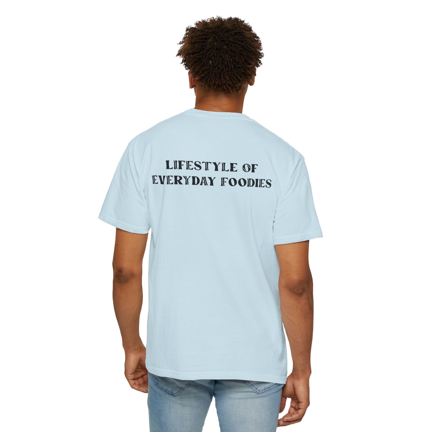 L.O.E.F LIFESTYLE OF EVERYDAY FOODIES Unisex Tee Shirt (Black)