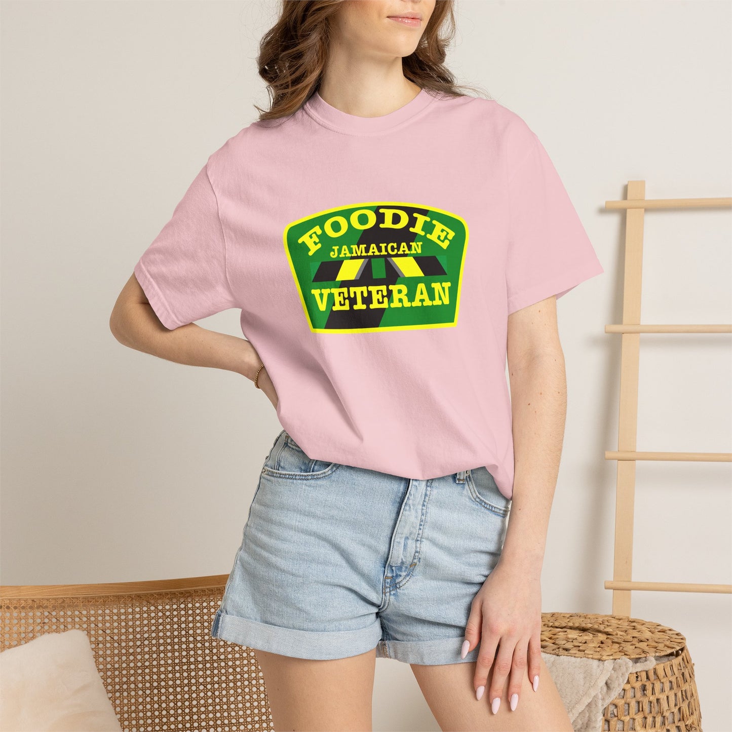 L.O.E.F Foodie Veteran Jamaican Unisex Tee Shirt