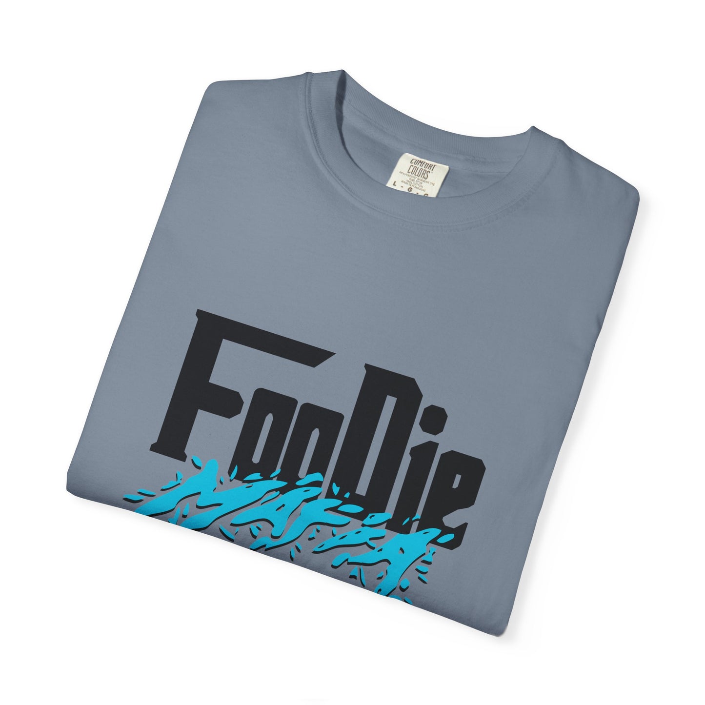 L.O.E.F Foodie Mafia Unisex Tee Shirt (Aqua Blue)