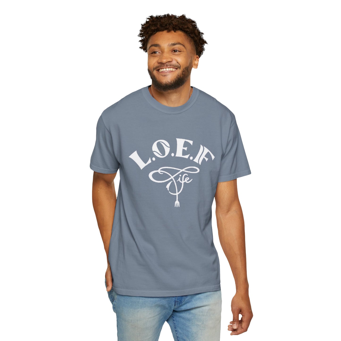 L.O.E.F Life Unisex Tee Shirt (White)