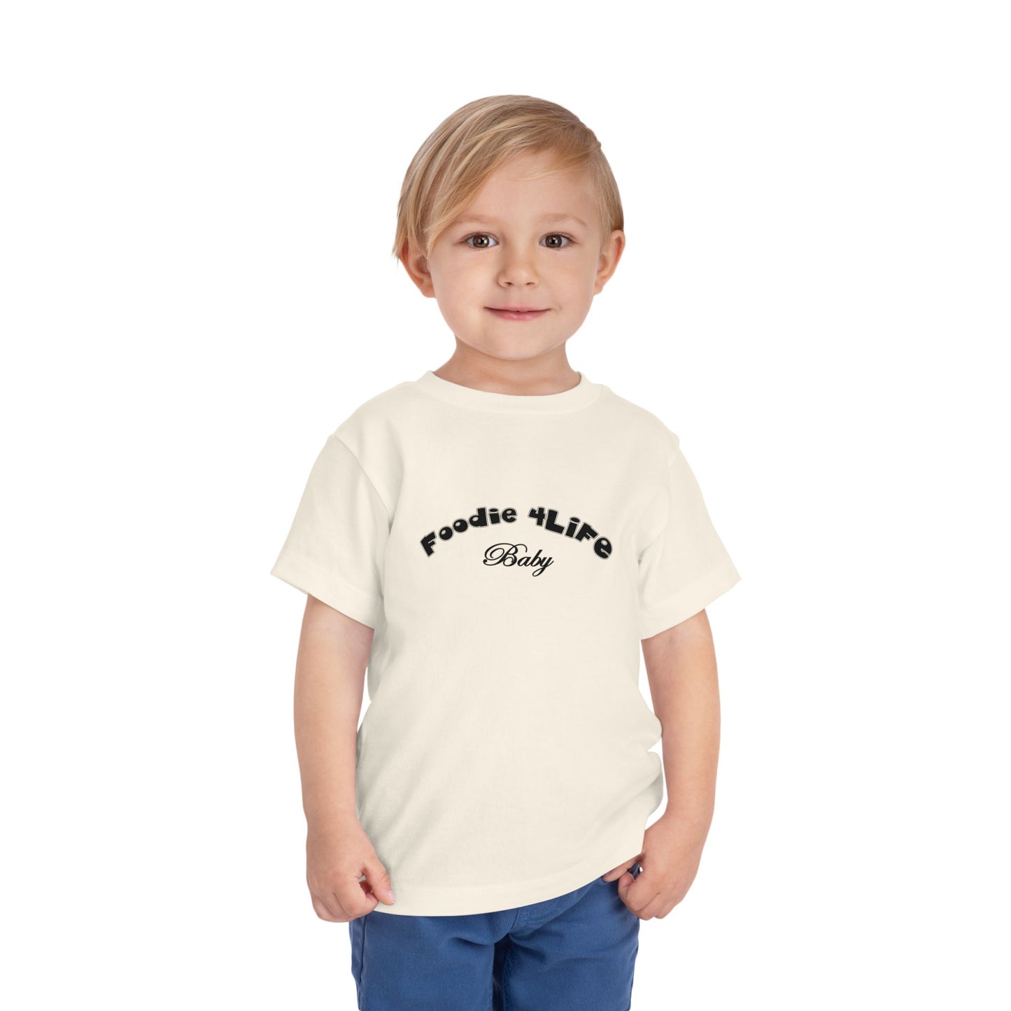 L.O.E.F Foodie 4Life Baby Tee Shirt  (Black)